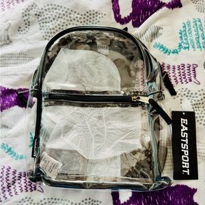 Eastsport Clear Backpack with Black Accents